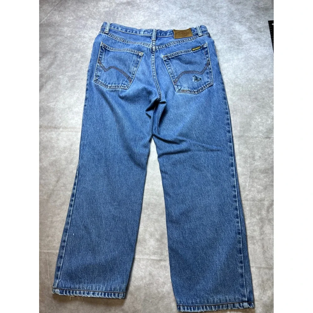 Dickies Jeans USA Mens 32 Blue Straight Leg Cotton Workwear Denim 1129